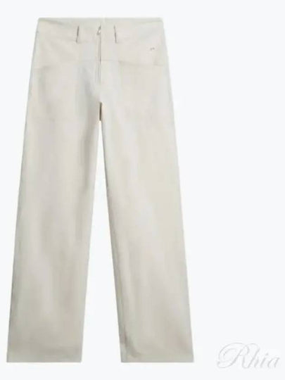 Juna Straight Fit Pants Moonbeam - J.LINDEBERG - BALAAN 2