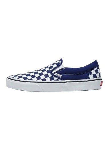 Classic Checkerboard Slip On Beacon Blue - VANS - BALAAN 1