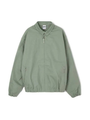 SB Woven Twill Premium Skate Zip Up Jacket Green - NIKE - BALAAN 1