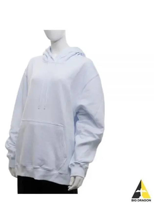 Maxi Logo Cotton Hoodie White - MSGM - BALAAN 2