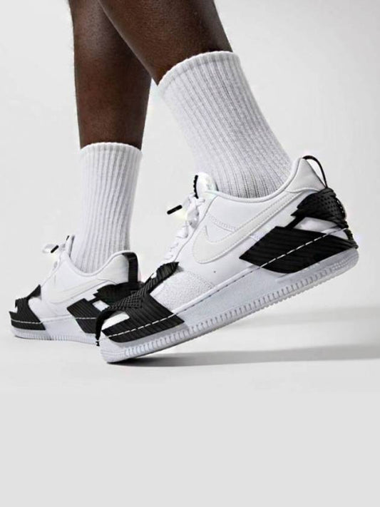 Air Force 1 NDSTRKT Low Top Sneakers White Black - NIKE - BALAAN 2