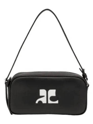 Courr ges Re Edition Baguette Shoulder Bag Black - COURREGES - BALAAN 1