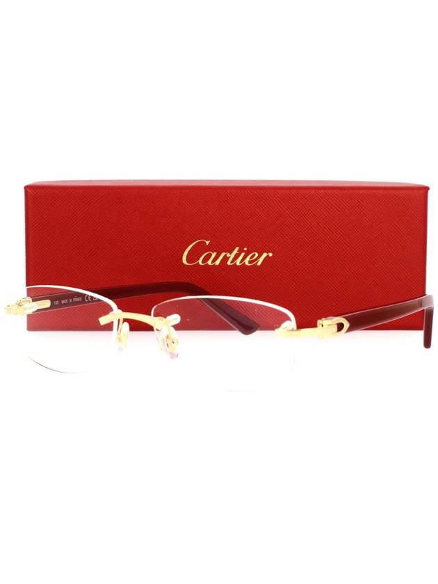 Sunglasses CT0048O 006 Gold - CARTIER - BALAAN 3