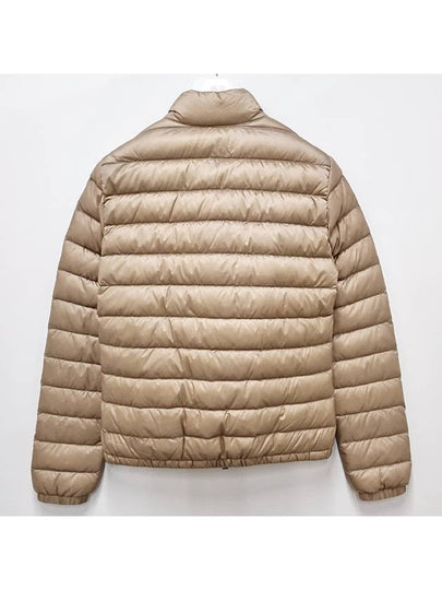 Women s LANS Logo Patch Short Down Padded Jacket Beige 1A10100 53048 205 - MONCLER - BALAAN 2