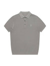 Pique Short Sleeve Knit Top Grey - SOLEW - BALAAN 2