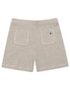 SET UP Linen Shorts 5313LZKCBEIGE - BLACK&WHITE - BALAAN 2