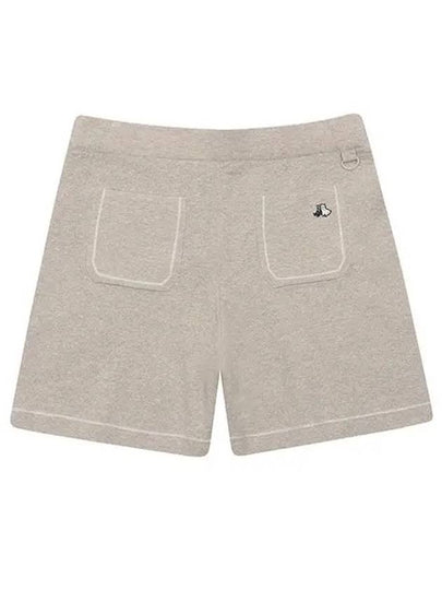 SET UP Linen Shorts 5313LZKCBEIGE - BLACK&WHITE - BALAAN 2