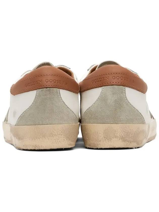 Brown Tab Superstar Classic Low Top Sneakers White - GOLDEN GOOSE - BALAAN 3