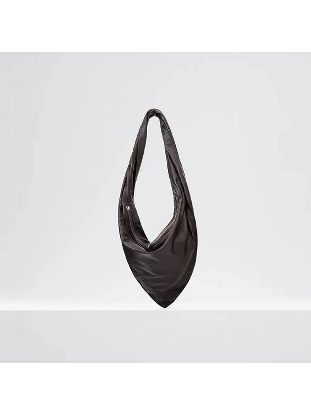 Scarf Leather Small Shoulder Bag Dark Chocolate - LEMAIRE - BALAAN 3