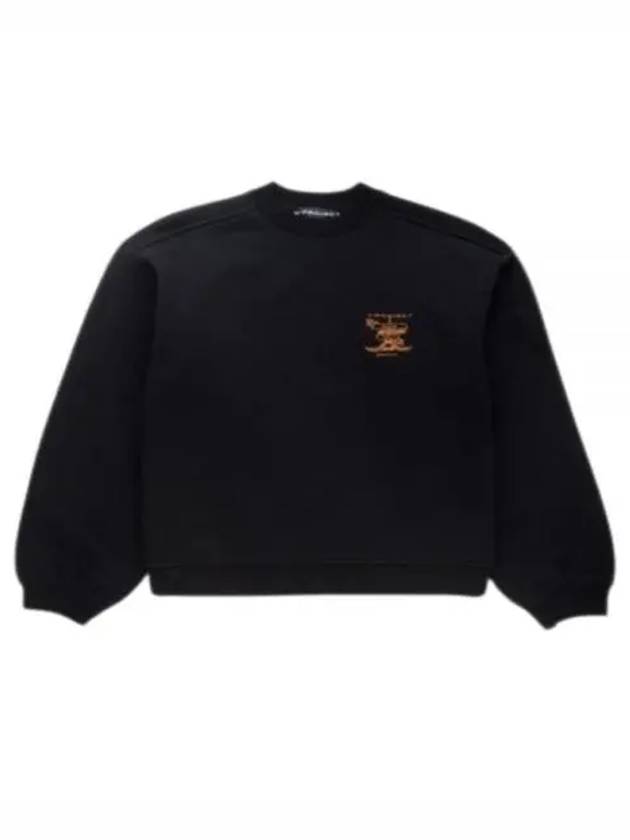 Y Project PARIS' BEST EMBROIDERED SWEATSHIRT SWEAT52S25 BLACK Paris best embroidery sweatshirt - Y/PROJECT - BALAAN 1