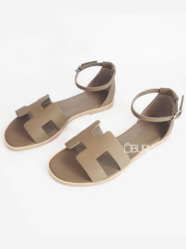 Santorini Sandals Etoupe - HERMES - BALAAN 2