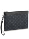 Monogram Eclipse Pochette Pouch Bag Black - LOUIS VUITTON - BALAAN 2