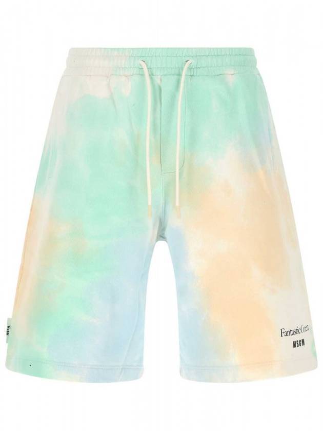 Men's Tie Dye Bermuda Shorts Multi - MSGM - BALAAN 1