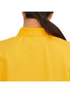 Women’s Goody Emblem Short Sleeve PK Shirt Yellow - HORN GARMENT - BALAAN 8