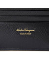 Gancini Leather Half Wallet Black - SALVATORE FERRAGAMO - BALAAN 9