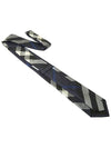 Classic Cut Check Silk Tie Navy - BURBERRY - BALAAN 5