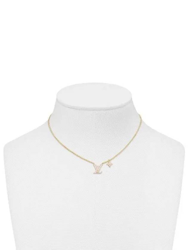 LV Iconic Enamel Necklace Gold - LOUIS VUITTON - BALAAN 5