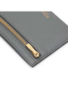 Classic Grain Leather Zipped Card Holder Charcoal - MULBERRY - BALAAN 5