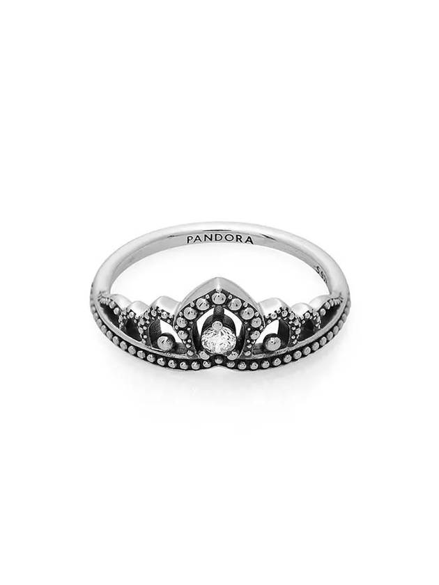 Regal Beaded Tiara Ring Silver - PANDORA - BALAAN 2