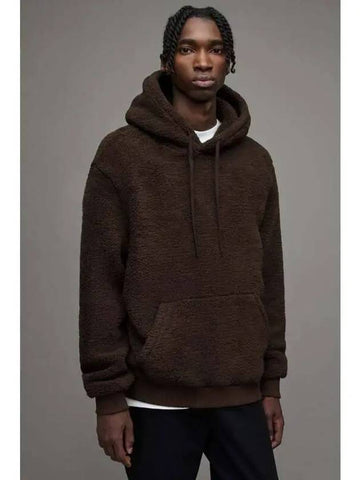 Tomios Hoodie MF074X 8050 Dark Brunette - ALLSAINTS - BALAAN 1