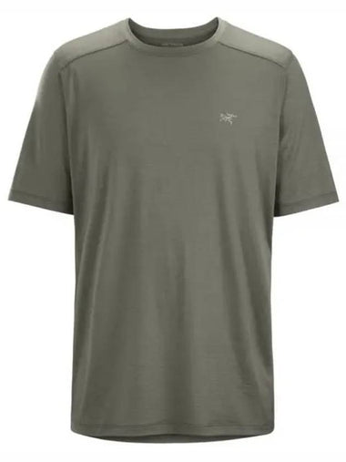 Men's Ionic Merino Wool Short Sleeve T-Shirt Green - ARC'TERYX - BALAAN 1