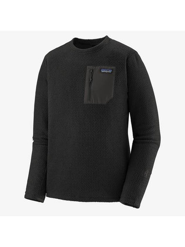 R1 Air Crewneck Pullover Knit Top Black - PATAGONIA - BALAAN 1