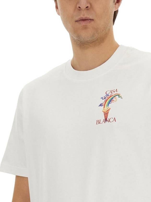 Casablanca "Nature Teacher" T-Shirt - CASABLANCA - BALAAN 4