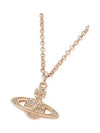 Mini Bas Relief Pendant Necklace Rose Gold - VIVIENNE WESTWOOD - BALAAN 3