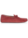 Gomino Suede Driving Shoes Red - TOD'S - BALAAN 2