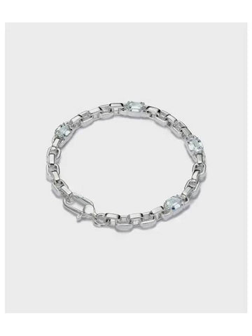 U logo solitaire bracelet silver - HATTON LABS - BALAAN 1