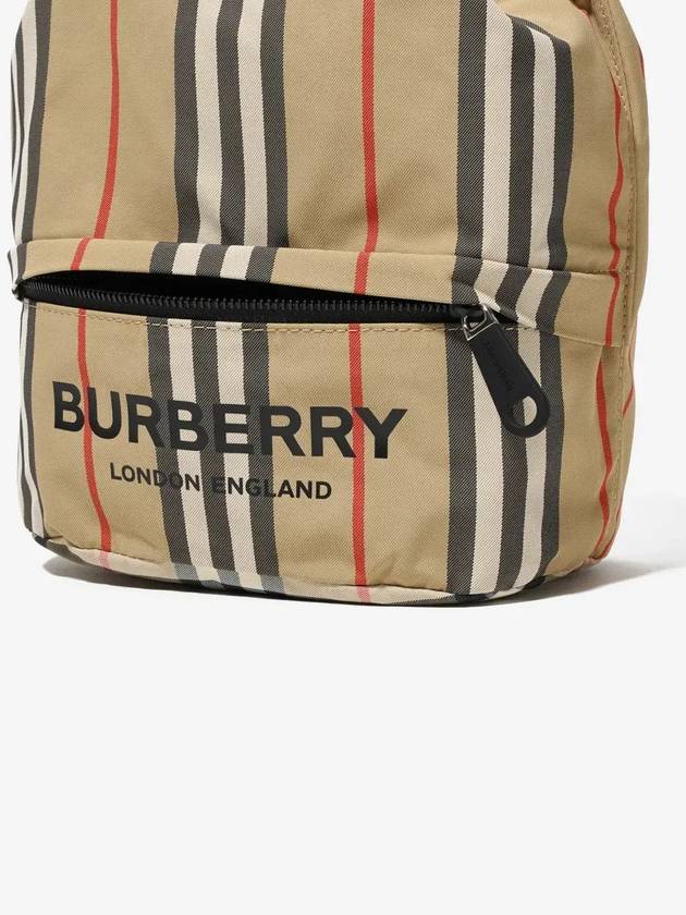 Icon Stripe Econyl Drawcord Bucket Bag Archive Beige - BURBERRY - BALAAN 10