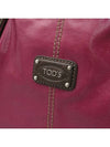 burgundy shoulder bag - TOD'S - BALAAN 3