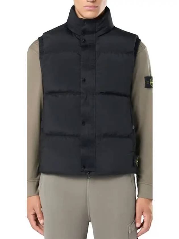 High Neck Padded Vest Black - STONE ISLAND - BALAAN 5