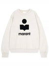 Mikoy Logo Cotton Sweatshirt Ecru - ISABEL MARANT - BALAAN 2