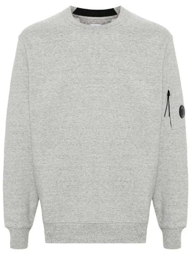 Diagonal Raised Fleece Lens Sweatshirt Grey - CP COMPANY - BALAAN 3