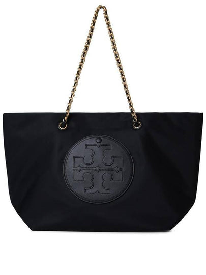 Ella Chain Tote Bag Black - TORY BURCH - BALAAN 2