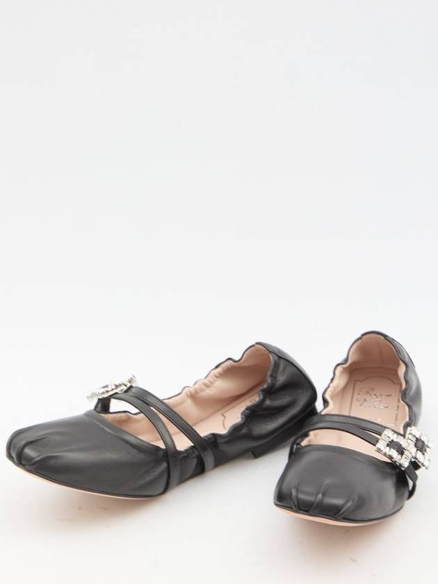 Mary Janes Leather Flat Black - ROGER VIVIER - BALAAN 6