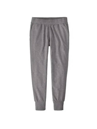 Ahnya Fleece Track Pants Grey - PATAGONIA - BALAAN 1