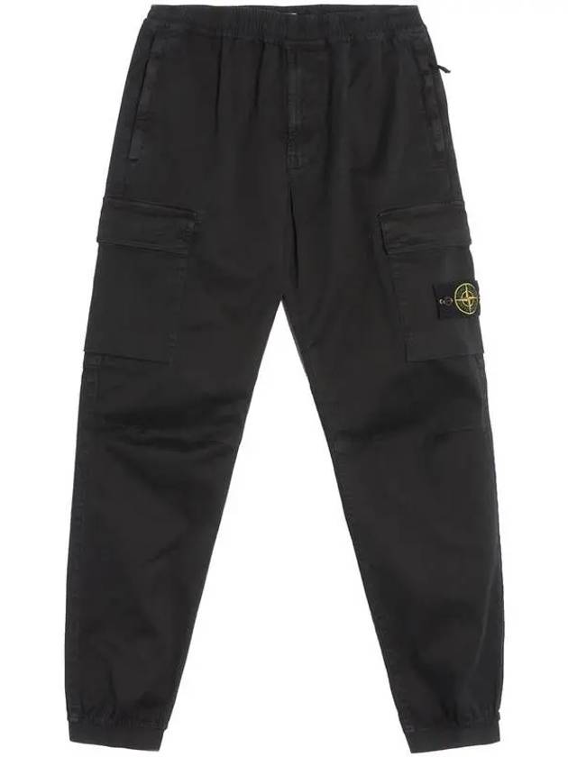 Wappen Patch Cargo Track Pants Black - STONE ISLAND - BALAAN 2