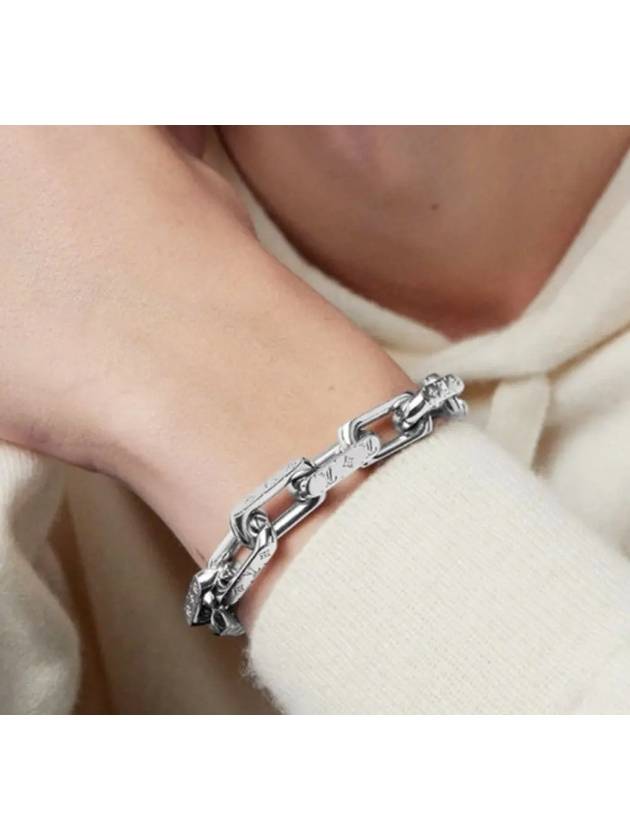 Monogram Chain Bracelet Silver - LOUIS VUITTON - BALAAN 3