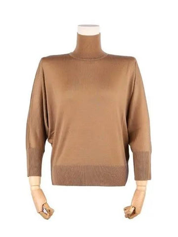 Virgin Wool Talea Turtleneck Sweater Camel 2313660239600 1059810 - MAX MARA - BALAAN 1