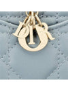 Lady Compact Cannage Zipper Lambskin Card Wallet Cloud Blue - DIOR - BALAAN 6