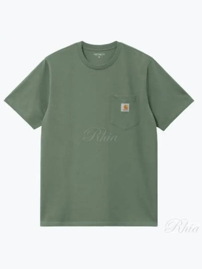 Pocket Short Sleeve T-Shirt Park Green - CARHARTT WIP - BALAAN 2