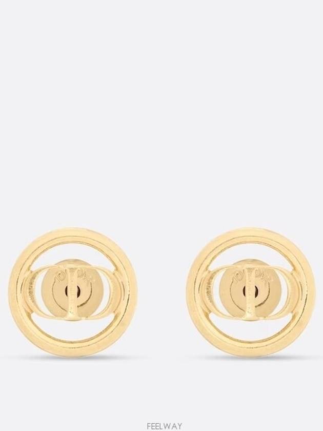 30 Montaigne Stud Earrings Gold - DIOR - BALAAN 2