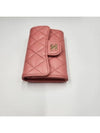 Gold Hardware CC Logo Classic Lambskin Flap Card Wallet Light Pink - CHANEL - BALAAN 4