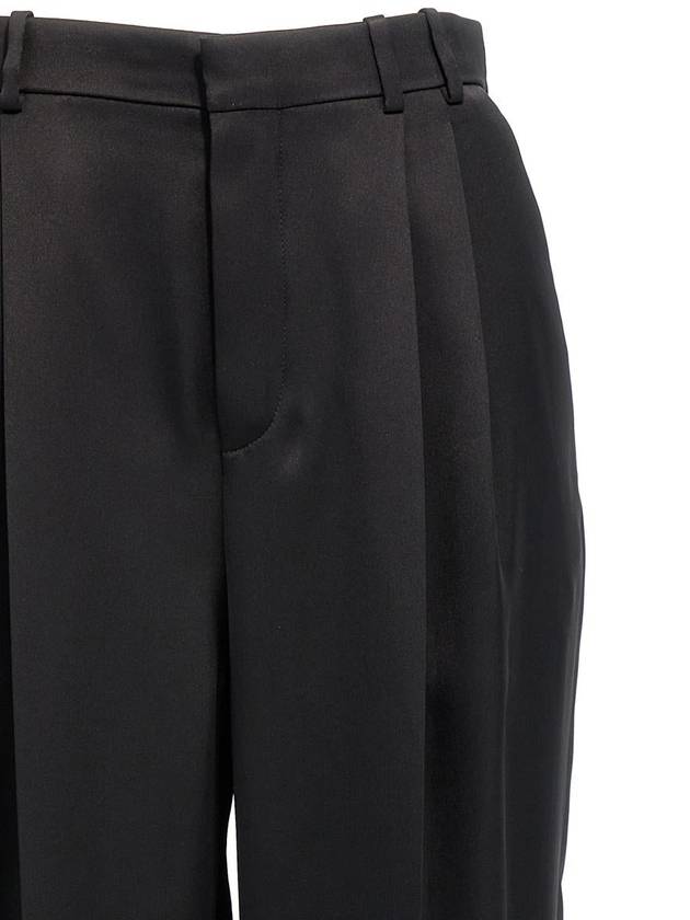 Saint Laurent Satin Pants - SAINT LAURENT - BALAAN 3