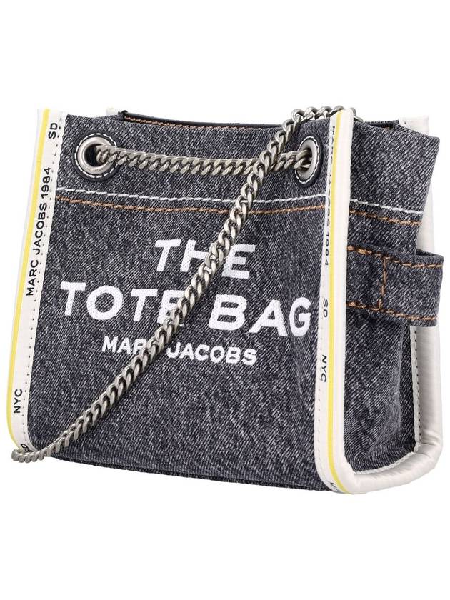 Marc Jacobs The Mini Tote Bag Denim - MARC JACOBS - BALAAN 3