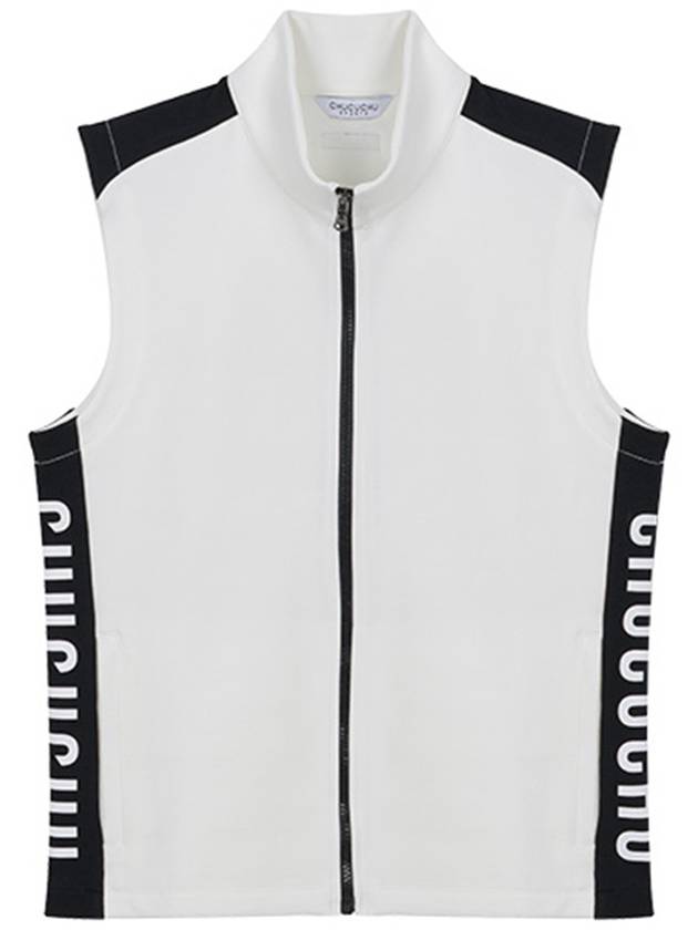 C23FVT007M Color Block Zip-Up Vest - CHUCUCHU - BALAAN 3