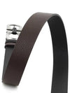 Reversible Gancini Belt Black Hickory - SALVATORE FERRAGAMO - BALAAN 3