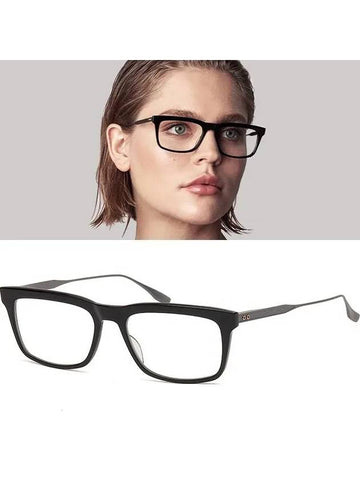 Glasses frame STAKLO DTX130 53 01 horn rim titanium black - DITA - BALAAN 1